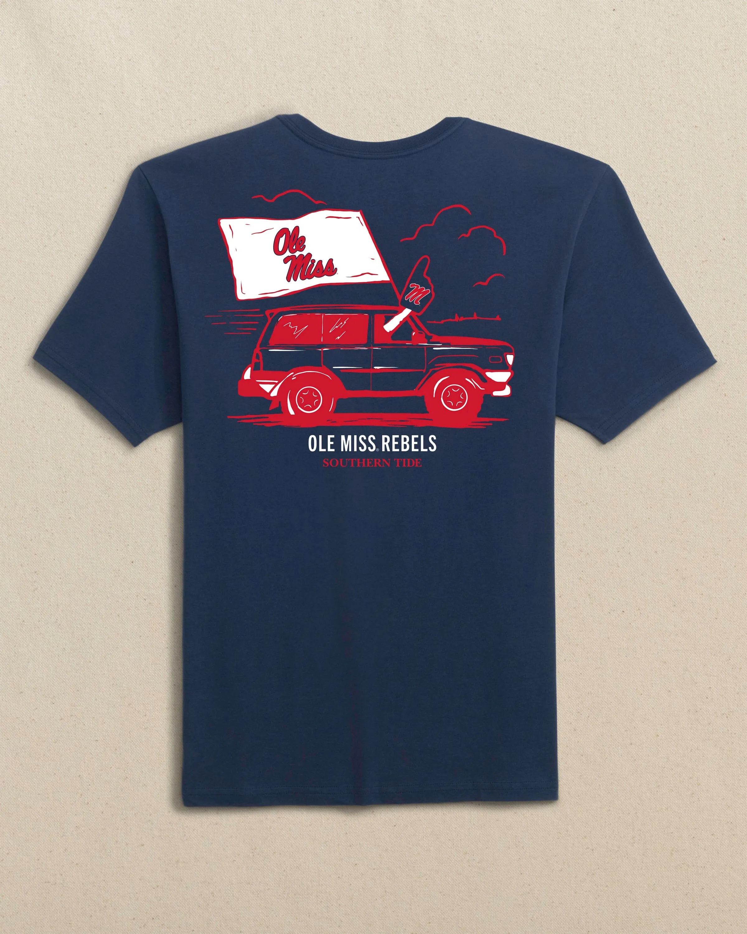 Ole Miss Rebels Game Bound Short Sleeve T-Shirt sold by Southern Tide product image thumbnail 4
