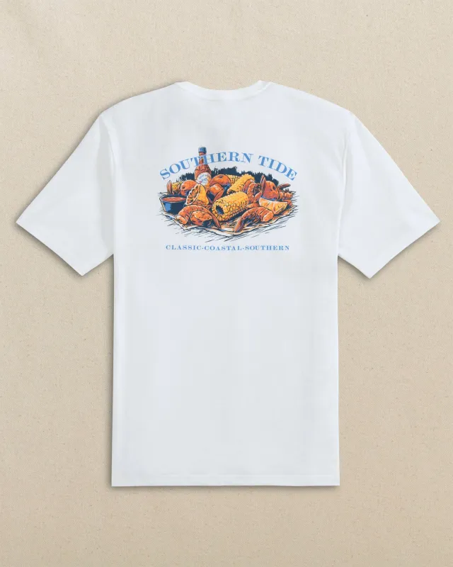 Shrimp Boil Short Sleeve T-Shirt made by Southern Tide