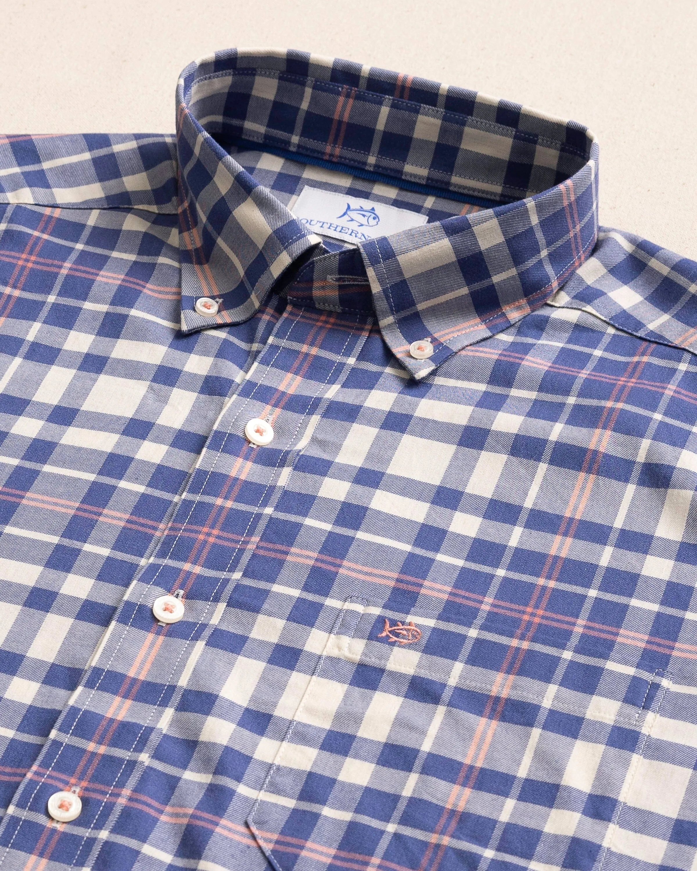 Sandy Shores Heather Skipjack Sport Shirt sold by Southern Tide product image thumbnail 2