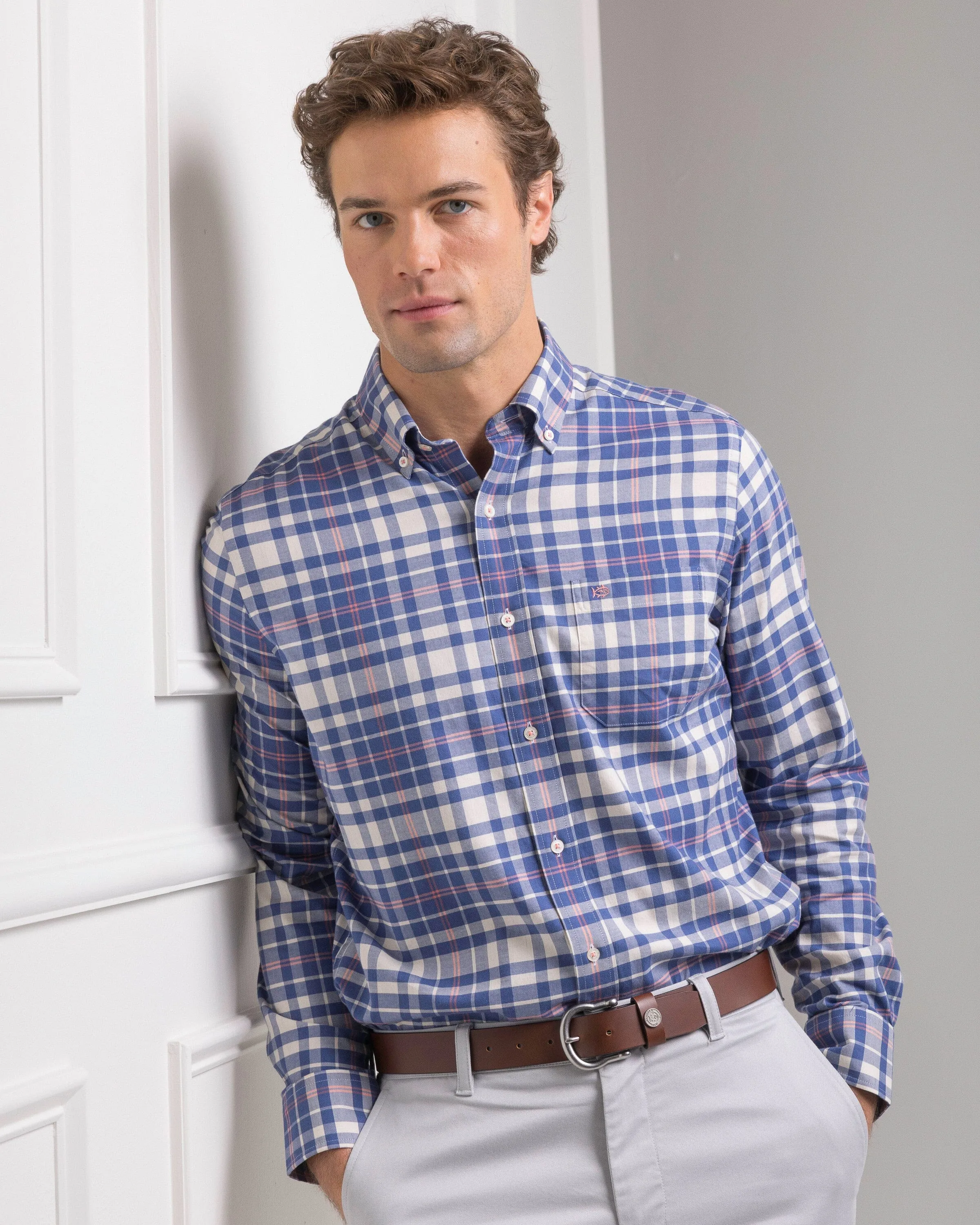 Sandy Shores Heather Skipjack Sport Shirt sold by Southern Tide
