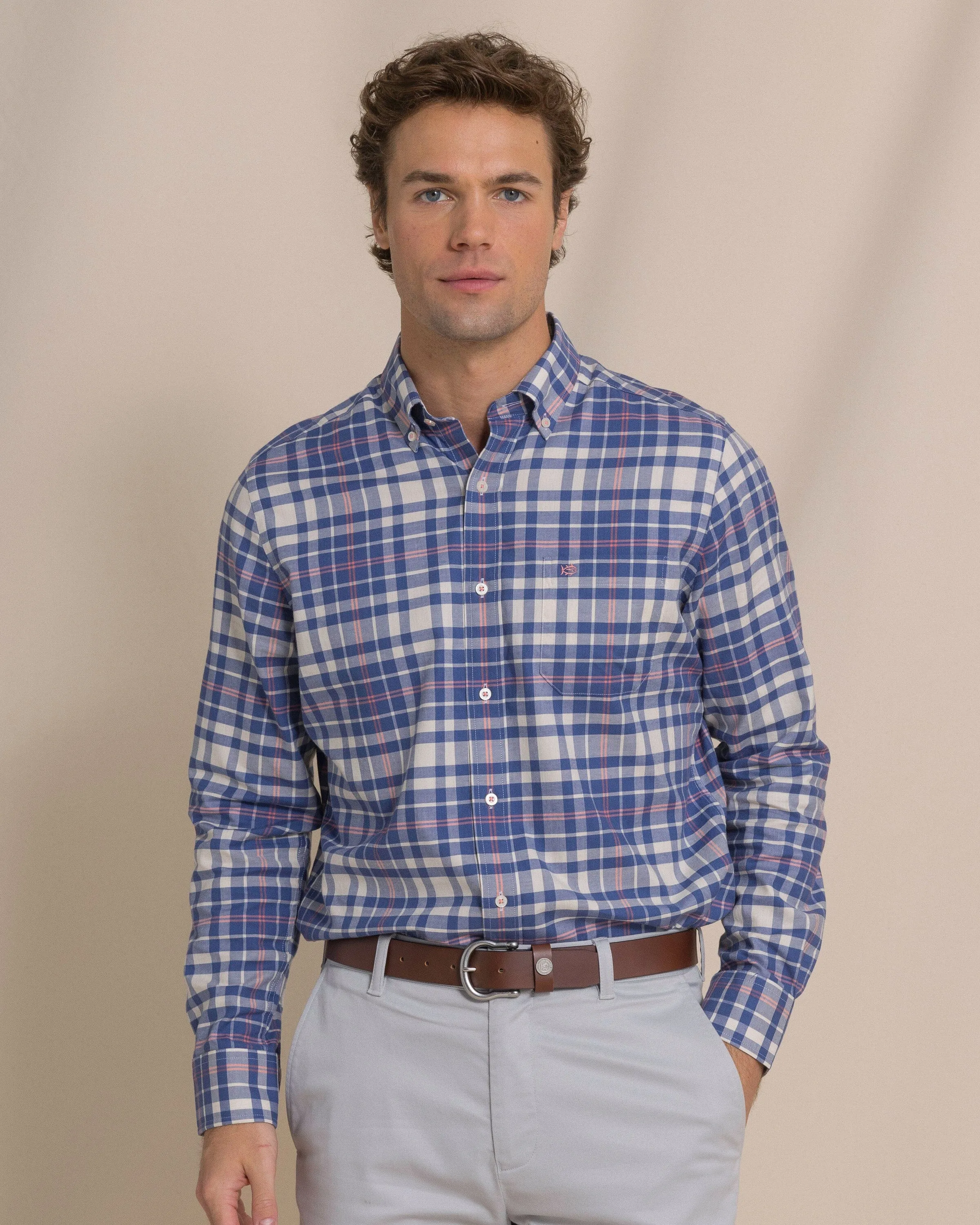 Sandy Shores Heather Skipjack Sport Shirt sold by Southern Tide product image thumbnail 4