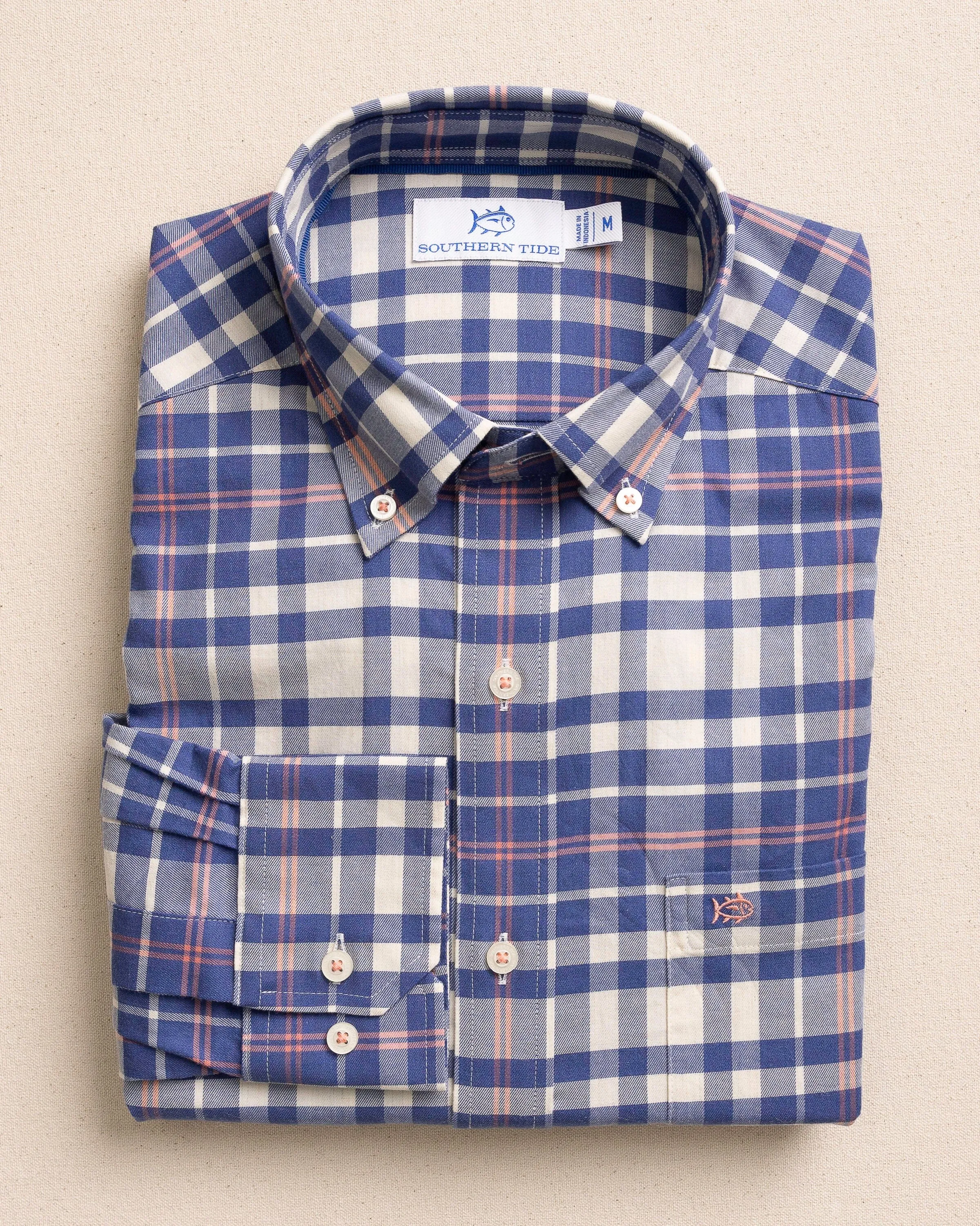 Sandy Shores Heather Skipjack Sport Shirt sold by Southern Tide product image thumbnail 3