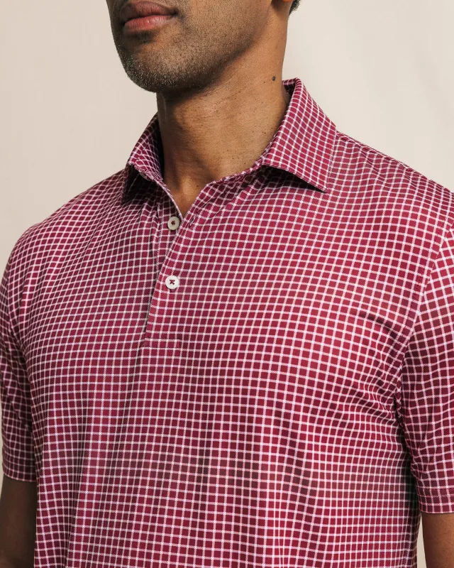 Driver Dunes Edge Team Colors Plaid Polo made by Southern Tide
