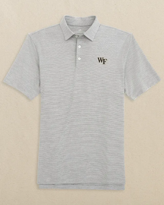 Wake Forest Demon Deacons Driver Spacedye Polo made by Southern Tide