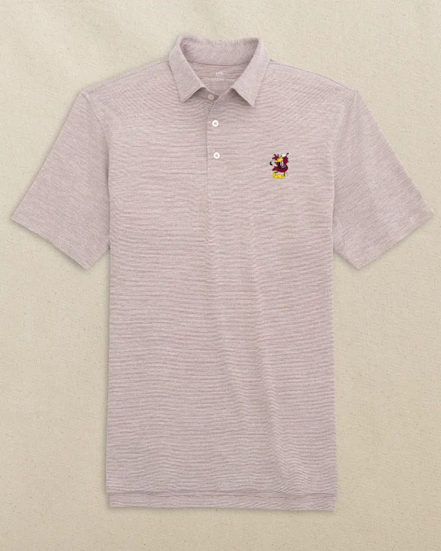 USC Gamecocks Golf Logo Driver Spacedye Polo made by Southern Tide