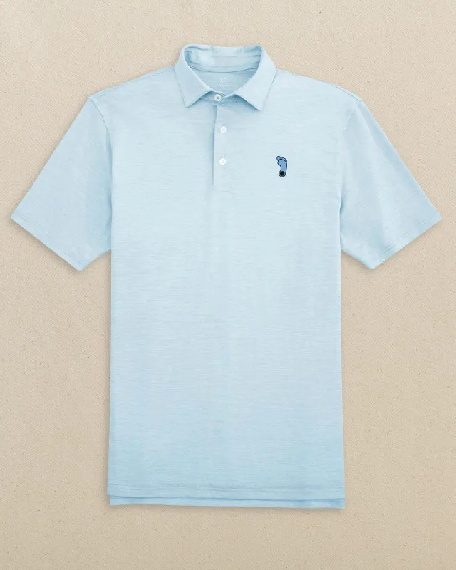 UNC Tar Heels Foot Driver Spacedye Polo made by Southern Tide