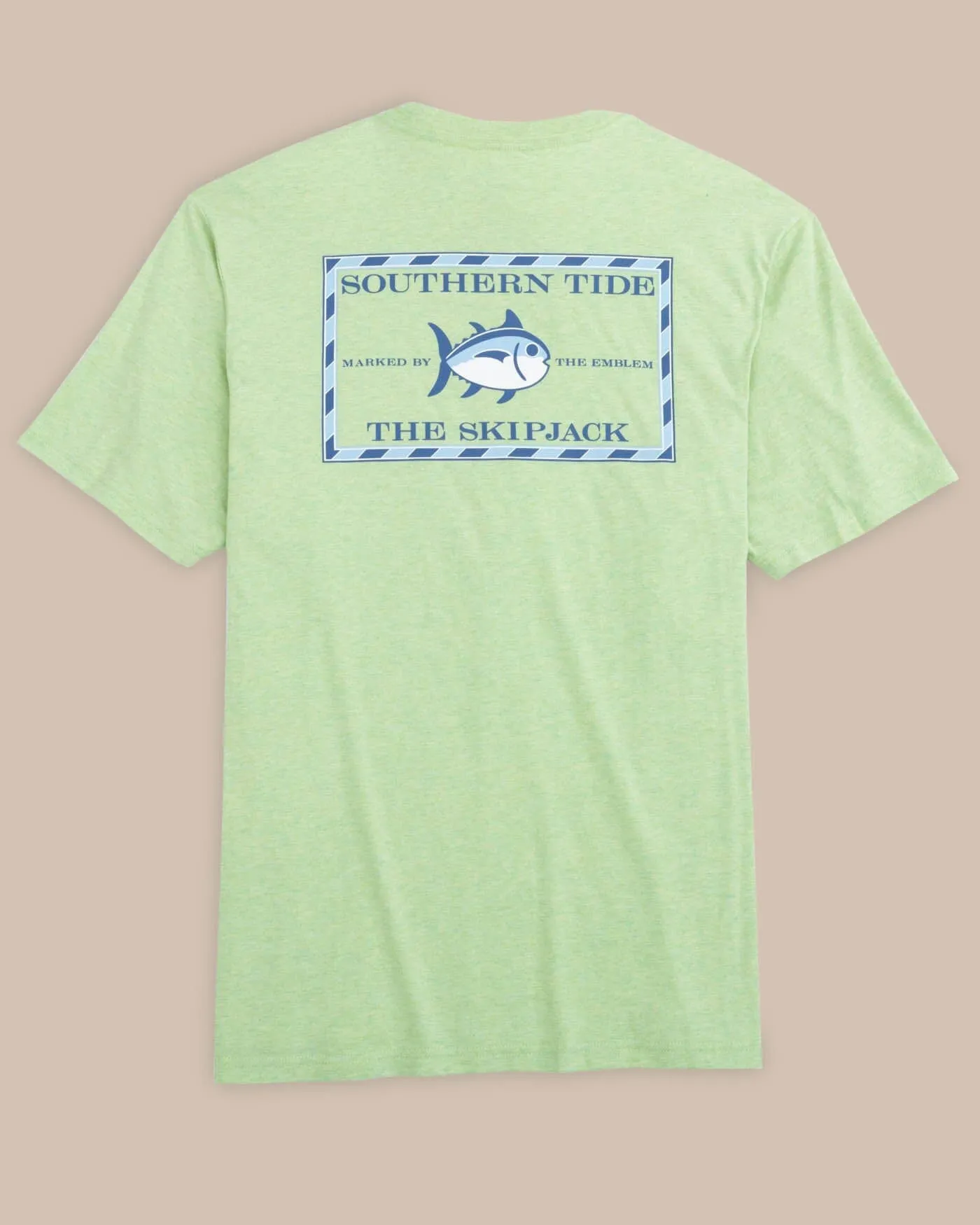 Heather Original Skipjack T-Shirt sold by Southern Tide