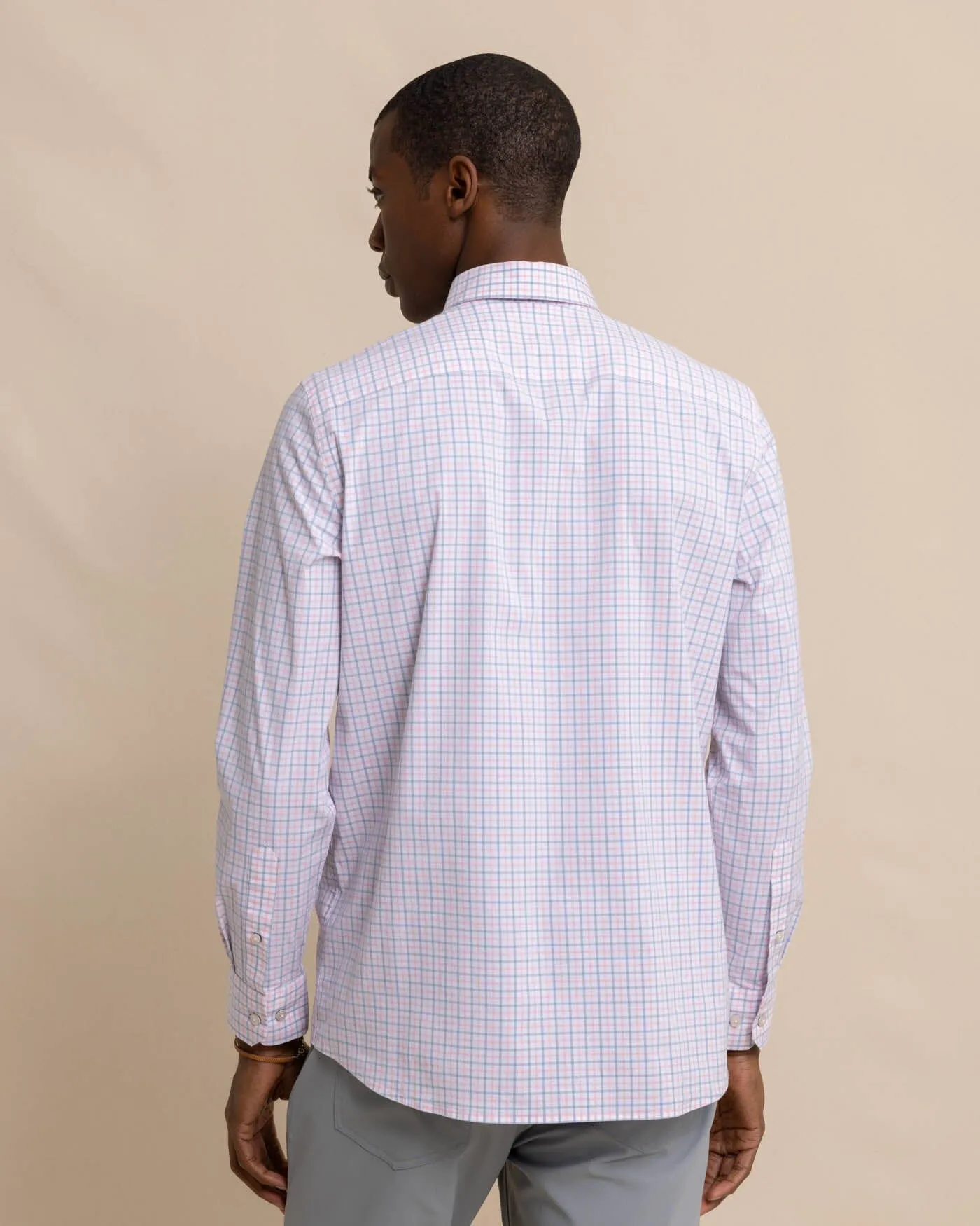 Charleston Larkin Check Long Sleeve Sport Shirt sold by Southern Tide product image thumbnail 4