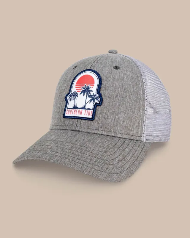 Three Palms Performance Trucker Hat sold by Southern Tide