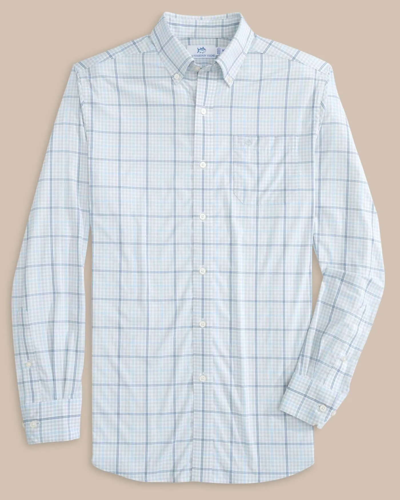 brrr°® Intercoastal Rainer Check Long Sleeve Sport Shirt sold by Southern Tide product image thumbnail 2