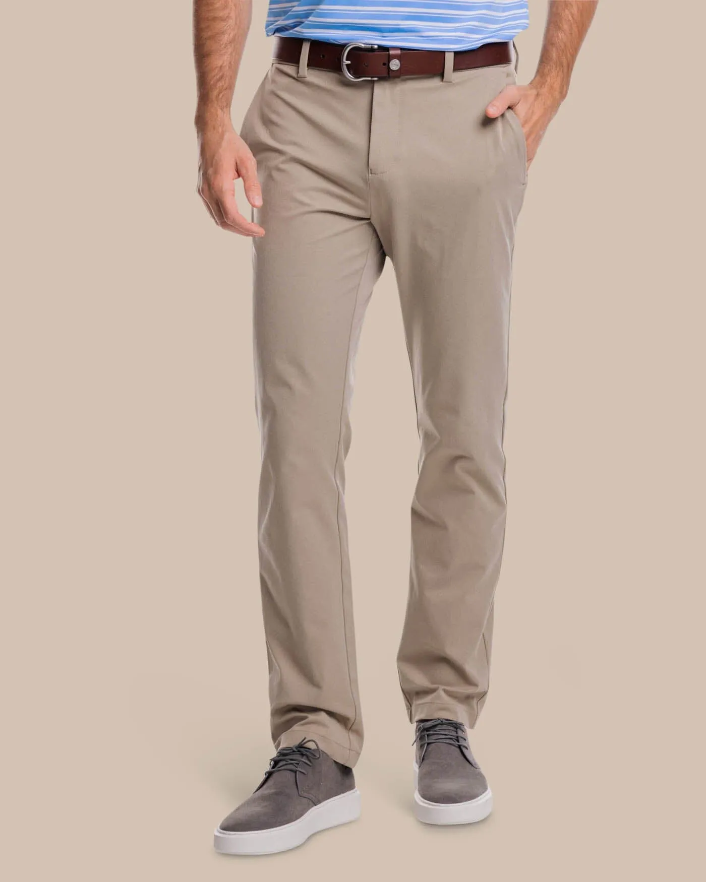Jack Performance Pant - Sandstone Khaki sold by Southern Tide