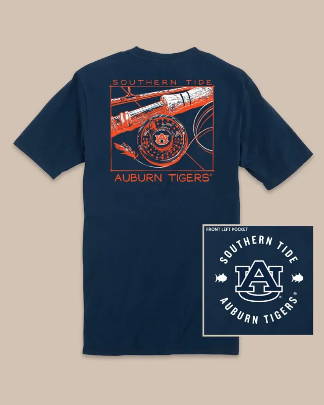 Auburn Tigers Gameday Fly Reel T-Shirt sold by Southern Tide