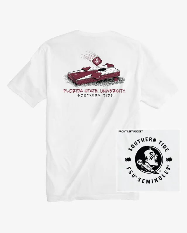 FSU Seminoles Cornhole T-Shirt sold by Southern Tide