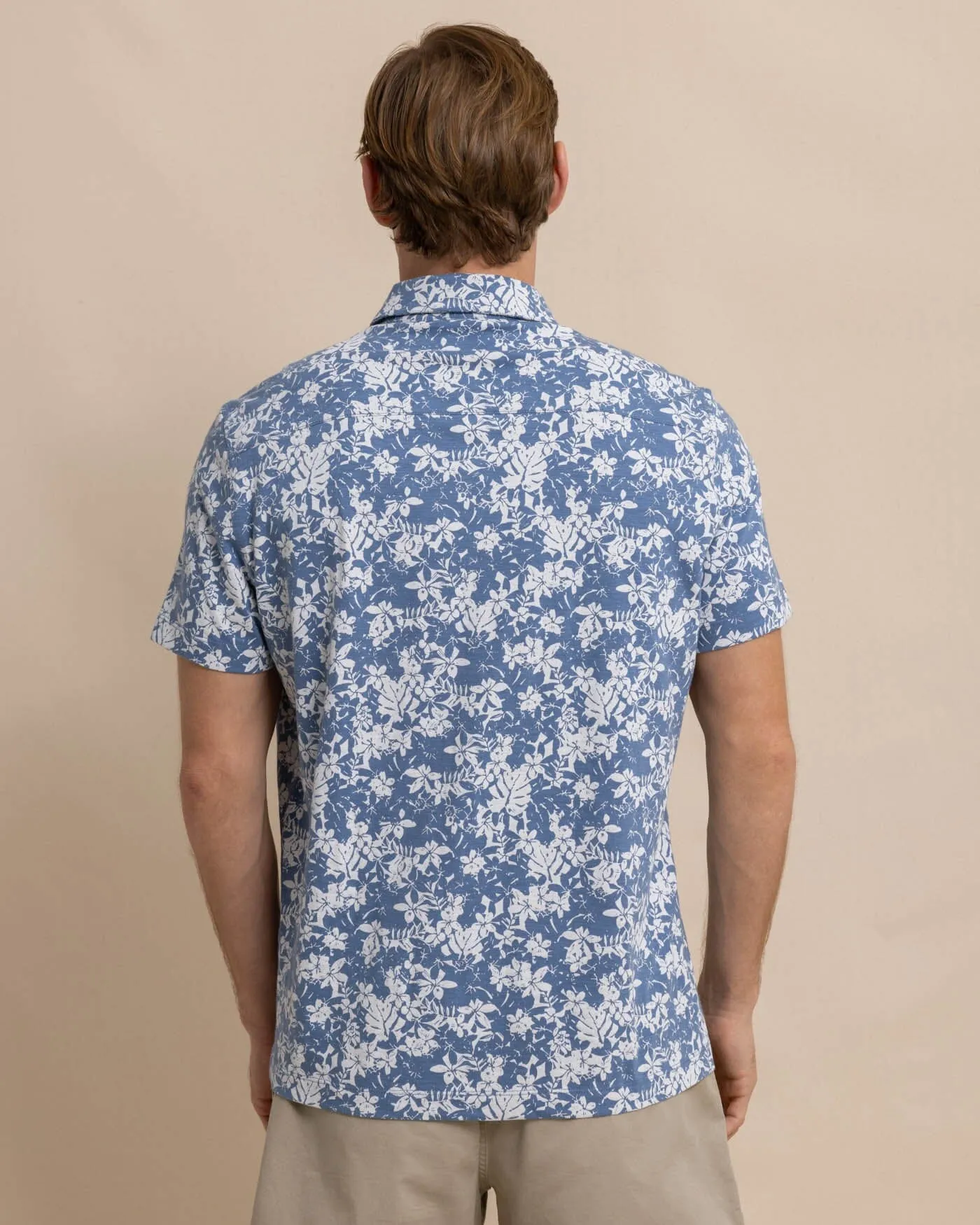Beachcast Island Blooms Knit Short Sleeve Sport Shirt sold by Southern Tide product image thumbnail 4