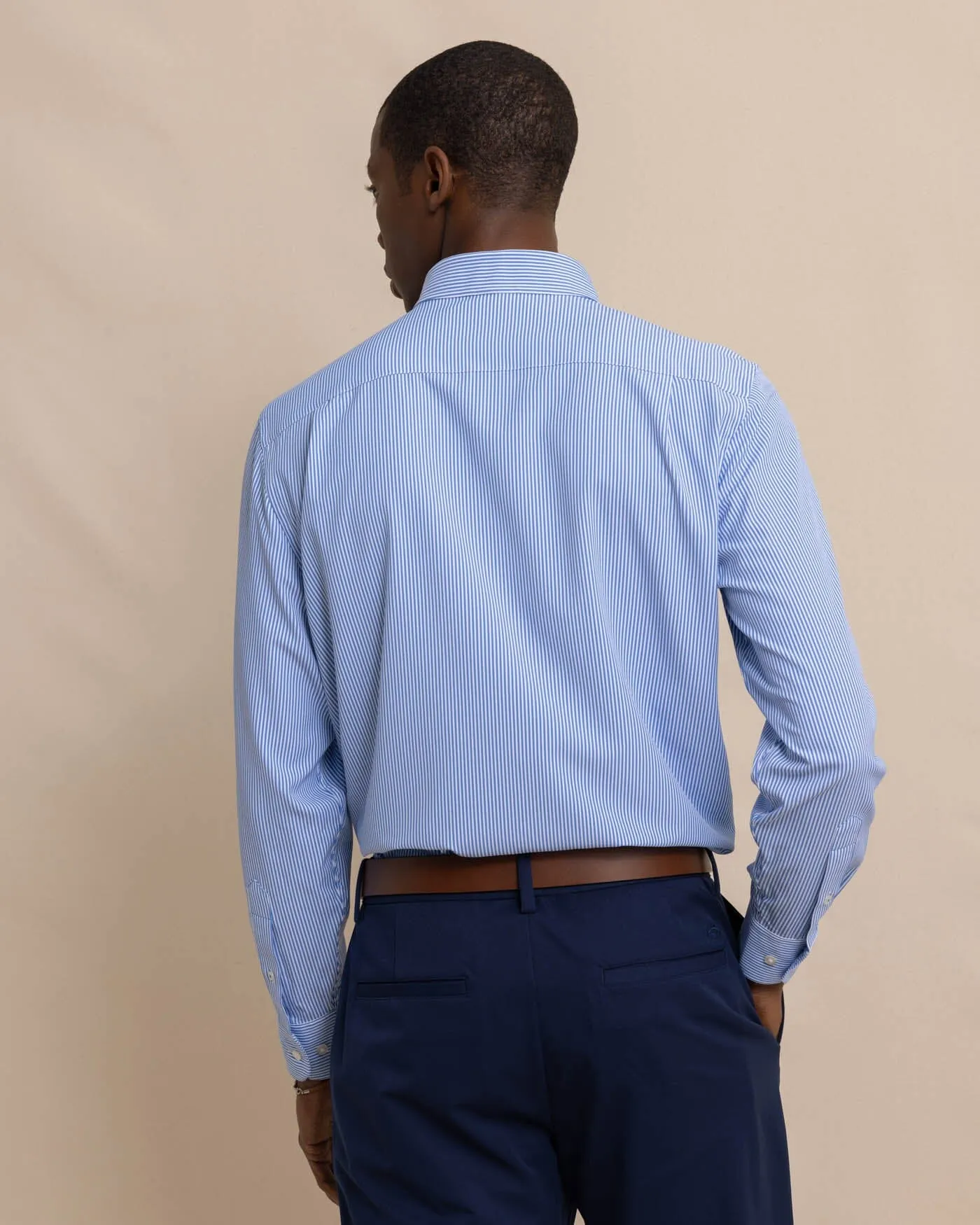 Bengal Stripe brrr°® Intercoastal Sport Shirt sold by Southern Tide product image thumbnail 4