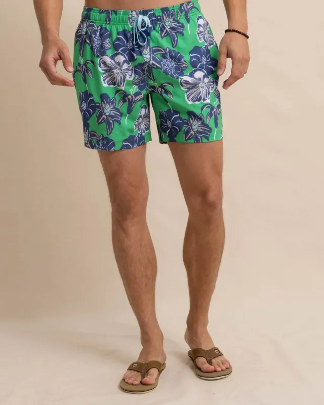 Beach Blooms Swim Trunk sold by Southern Tide