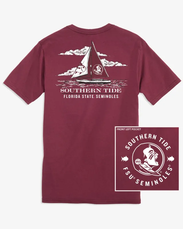 FSU Seminoles Skipjack Sailing T-Shirt sold by Southern Tide