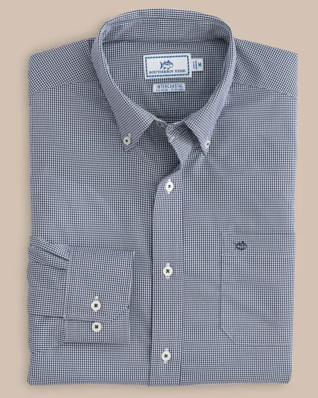 Micro Gingham Intercoastal Performance Sport Shirt sold by Southern Tide