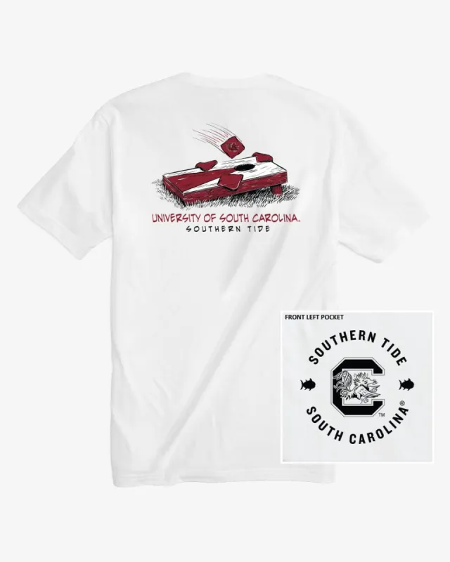 USC Gamecocks Cornhole T-Shirt sold by Southern Tide