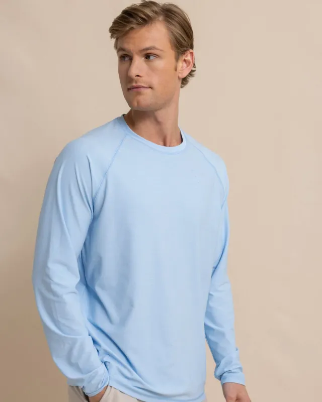 brrr°®-illiant Performance Long Sleeve T-Shirt - Clearwater Blue sold by Southern Tide