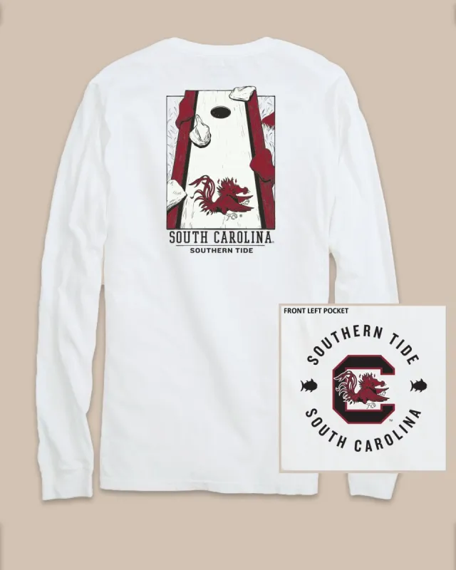 USC Gamecocks Gameday Cornhole Board T-Shirt sold by Southern Tide