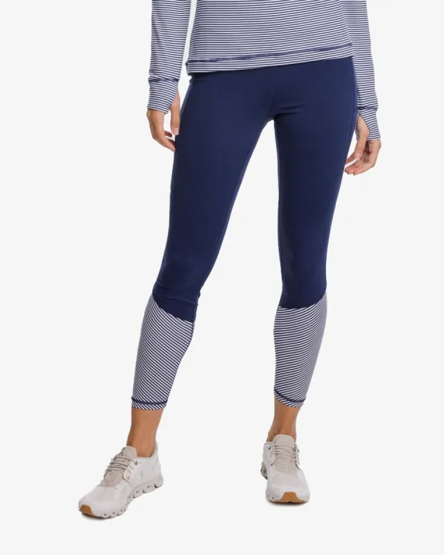 Lexi Colorblock High Waisted Legging sold by Southern Tide