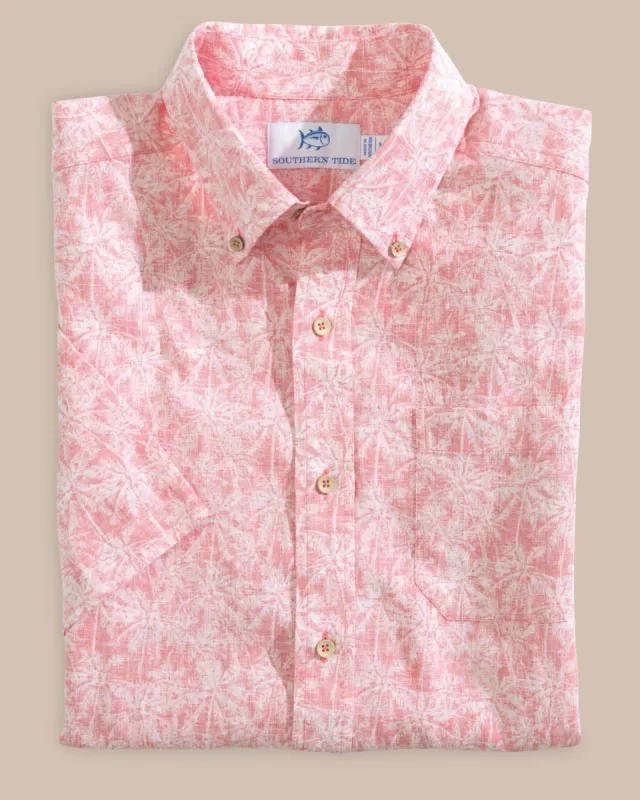 Linen Rayon Keep Palm and Carry On Print Sport Shirt sold by Southern Tide