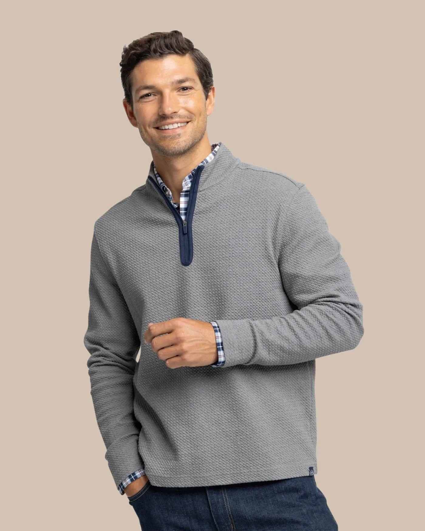 Heather Outbound Quarter Zip sold by Southern Tide product image thumbnail 4