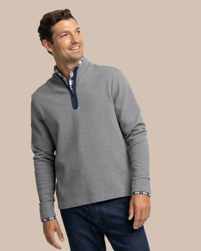 Heather Outbound Quarter Zip made by Southern Tide
