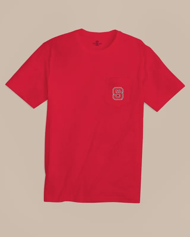 NC State Wolfpack Gameday Collegiate Compass T-Shirt sold by Southern Tide