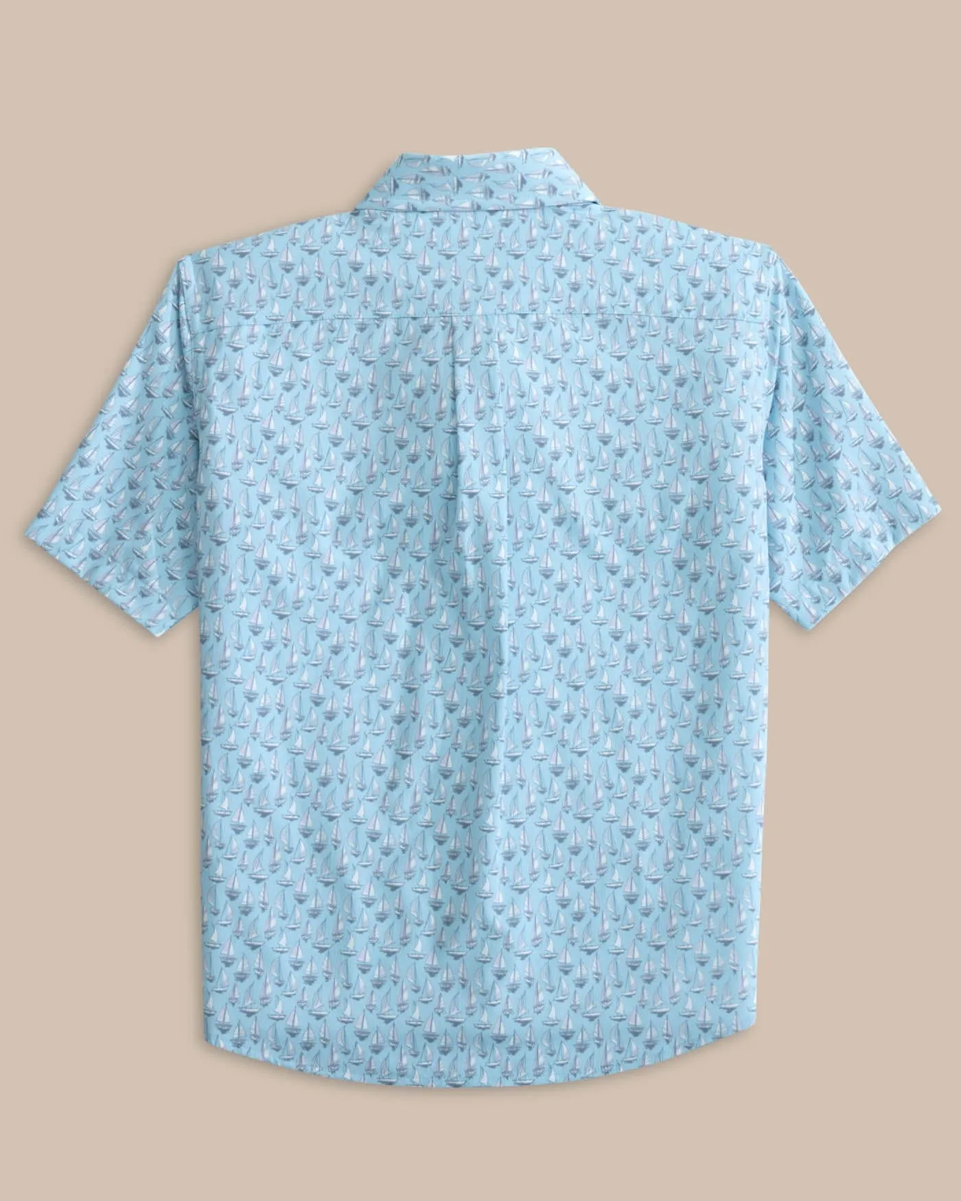 Boys Intercoastal Forget A-Boat It Short Sleeve Sport Shirt sold by Southern Tide product image thumbnail 3