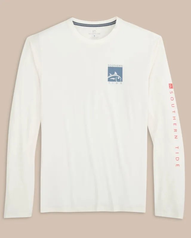Boxed Chest Performance Long Sleeve T-Shirt sold by Southern Tide
