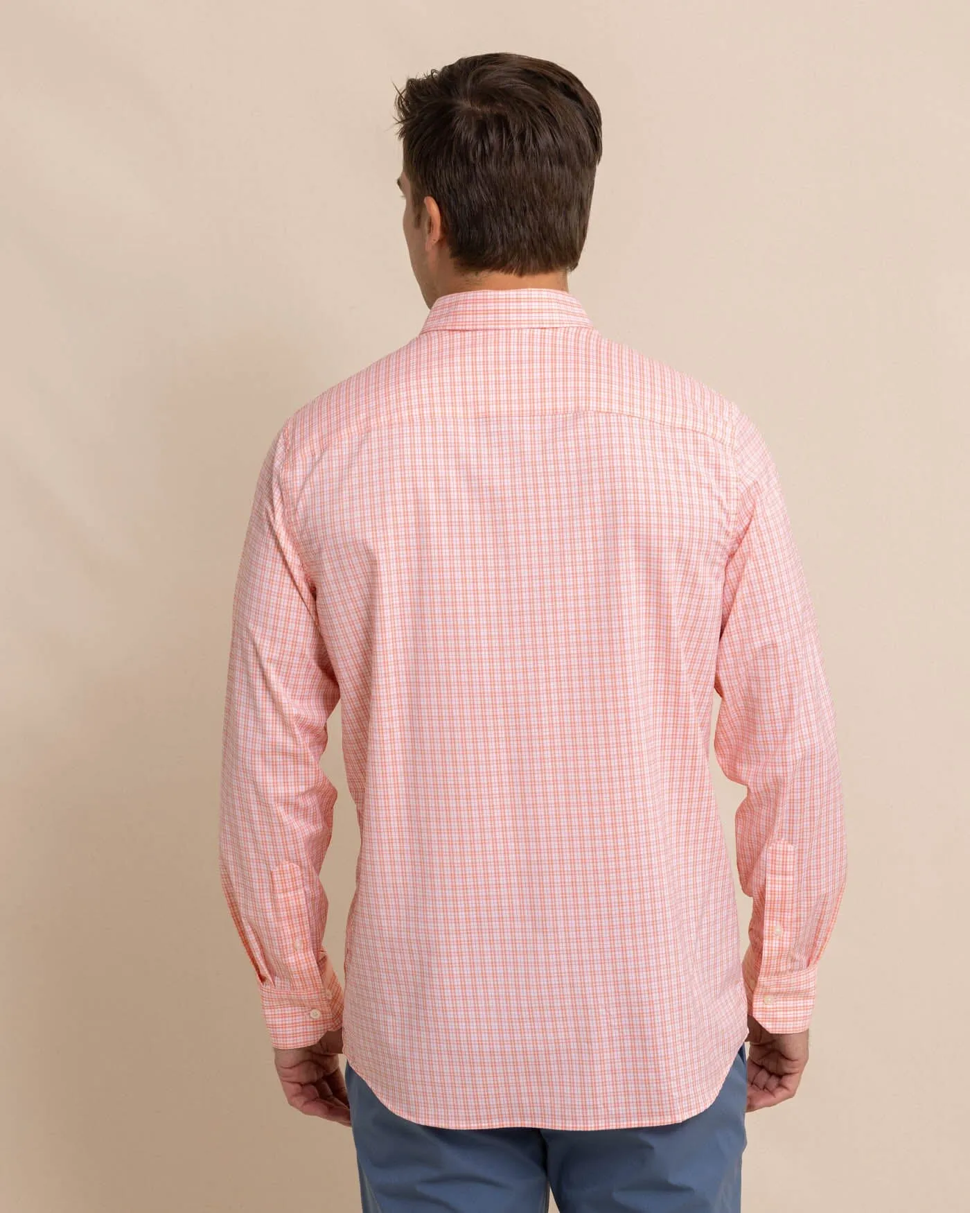 brrr°® Intercoastal Poinsett Plaid Long Sleeve Sport Shirt sold by Southern Tide product image thumbnail 4