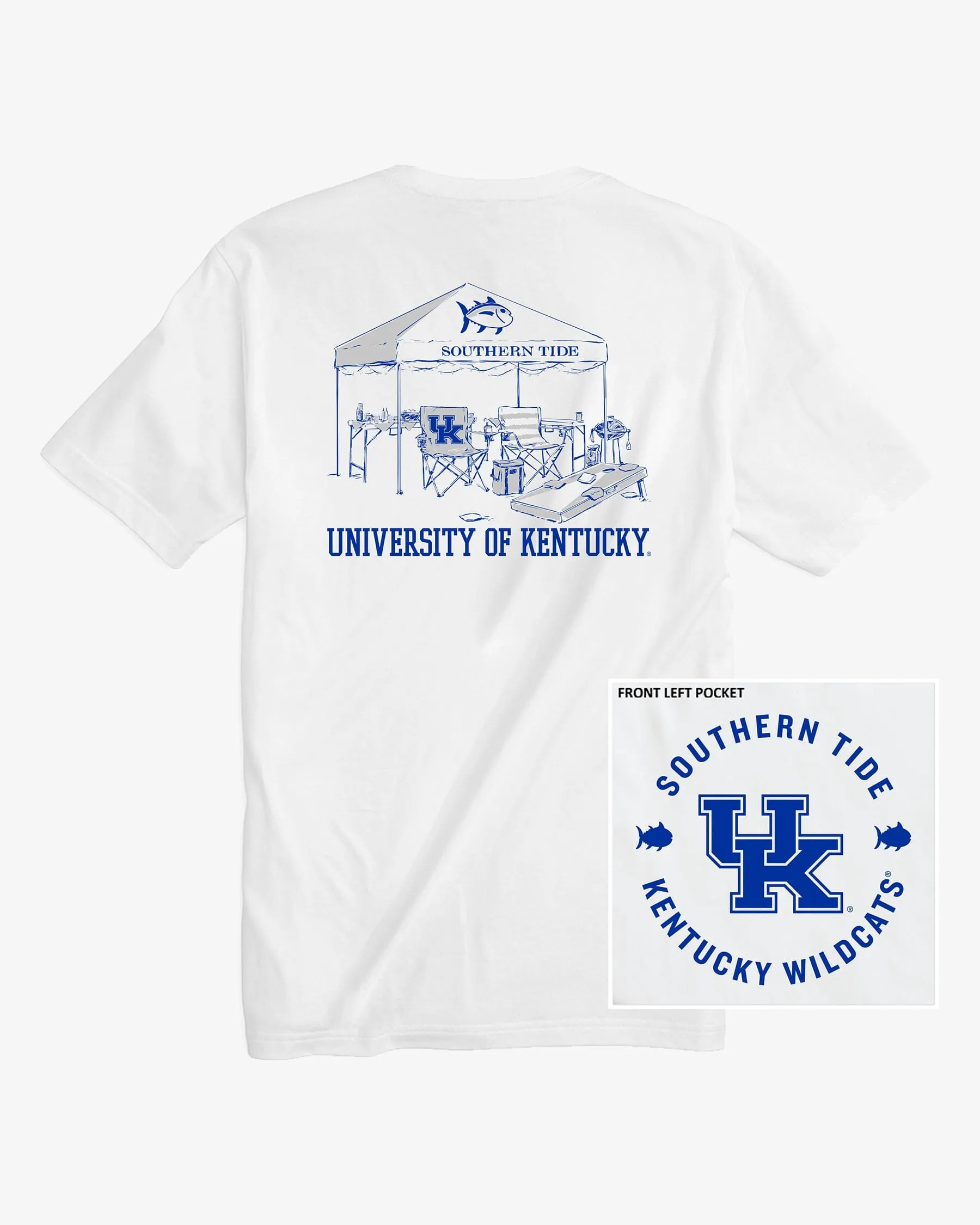 Kentucky Wildcats Tailgate Time T-Shirt sold by Southern Tide