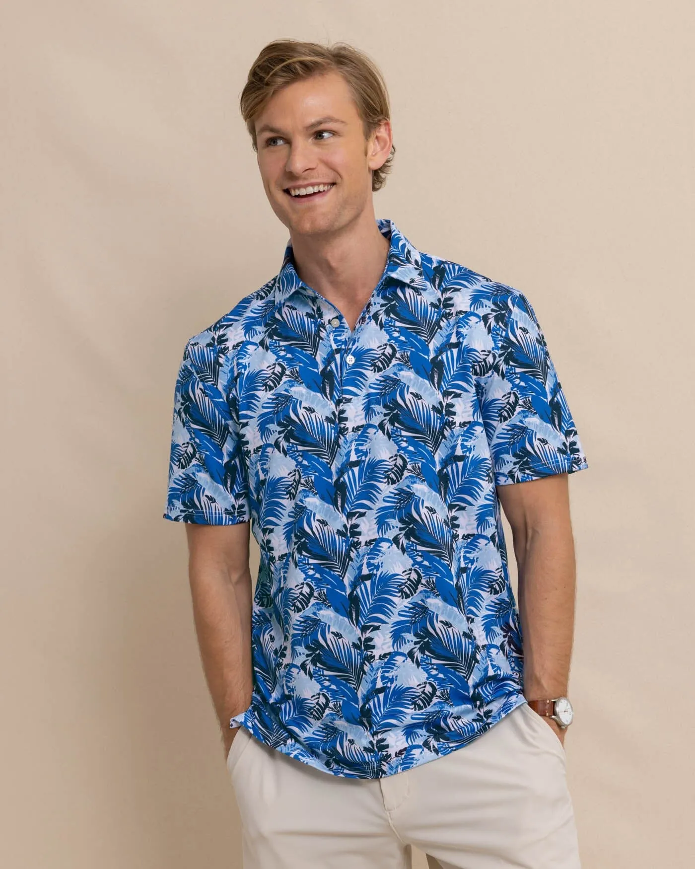 Driver Paradise Palms Polo Shirt sold by Southern Tide