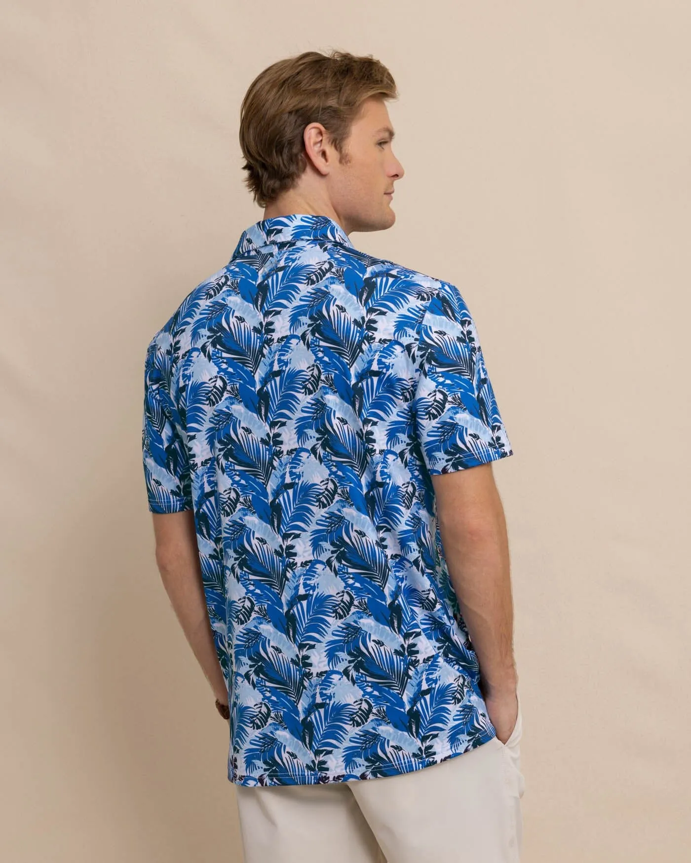 Driver Paradise Palms Polo Shirt sold by Southern Tide product image thumbnail 4