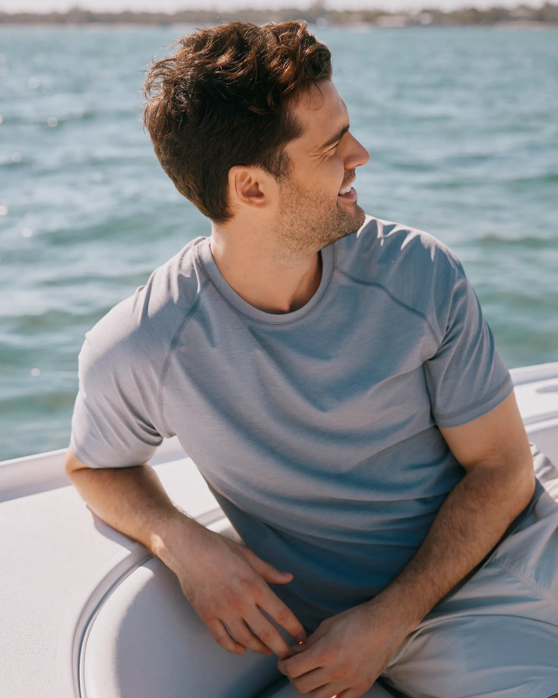 brrr°®-illiant Performance T-Shirt - Steel Grey sold by Southern Tide product image thumbnail 4
