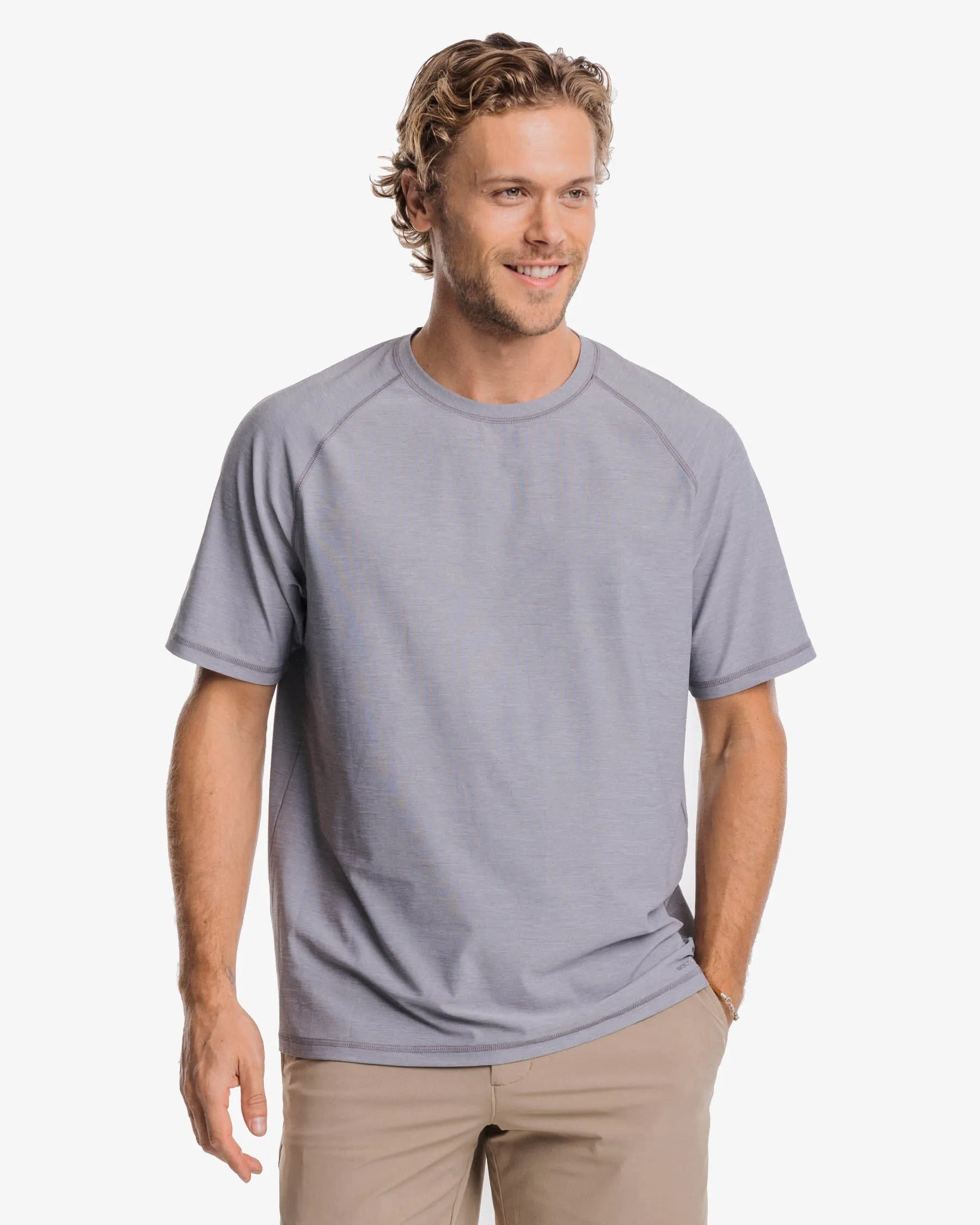 brrr°®-illiant Performance T-Shirt - Steel Grey sold by Southern Tide