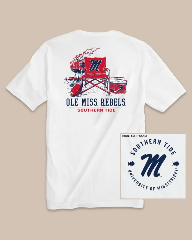 Ole Miss Rebels Gameday BBQ Tailgate T-Shirt sold by Southern Tide