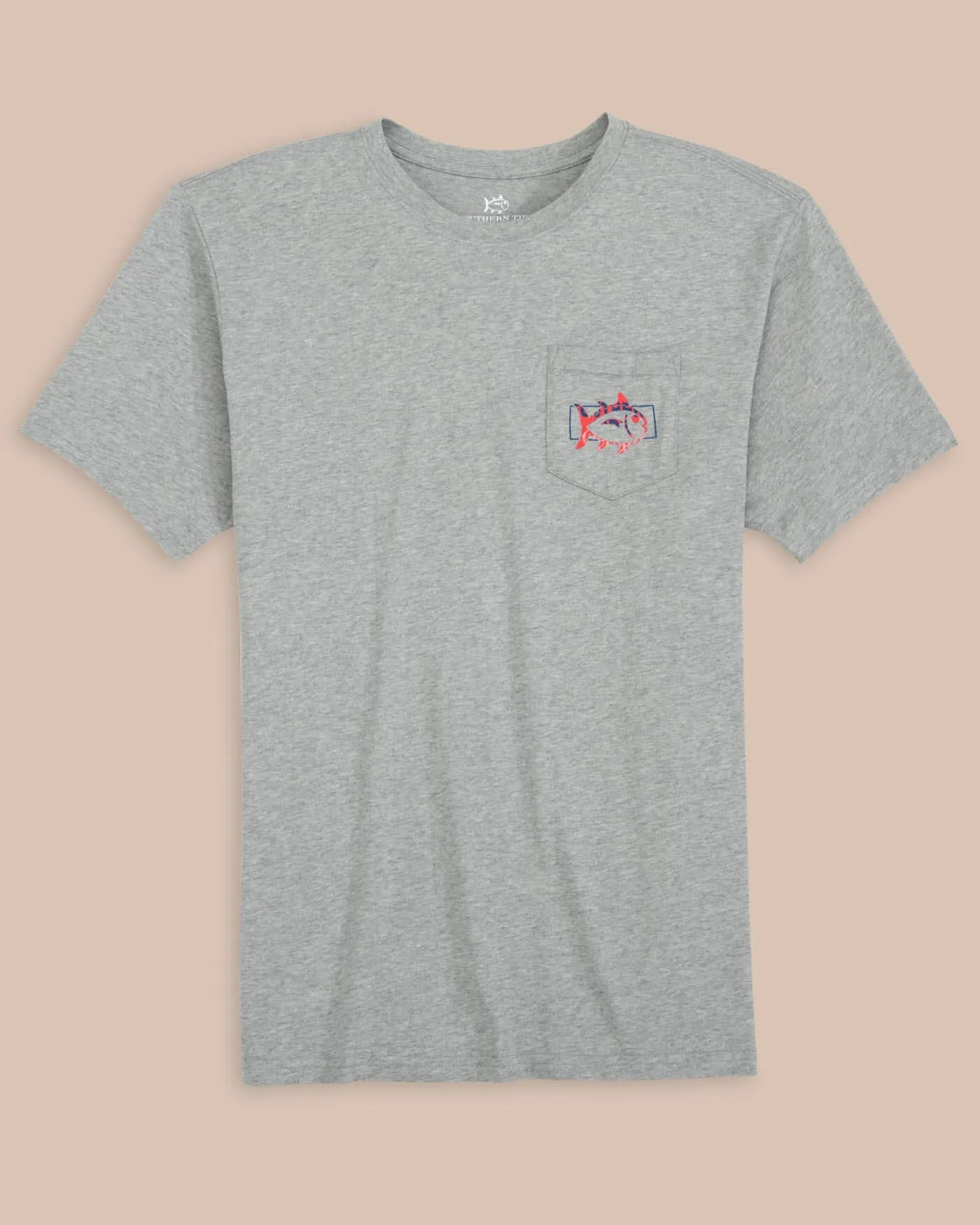 Boxy Skipjack Heather Short Sleeve T-Shirt sold by Southern Tide product image thumbnail 2