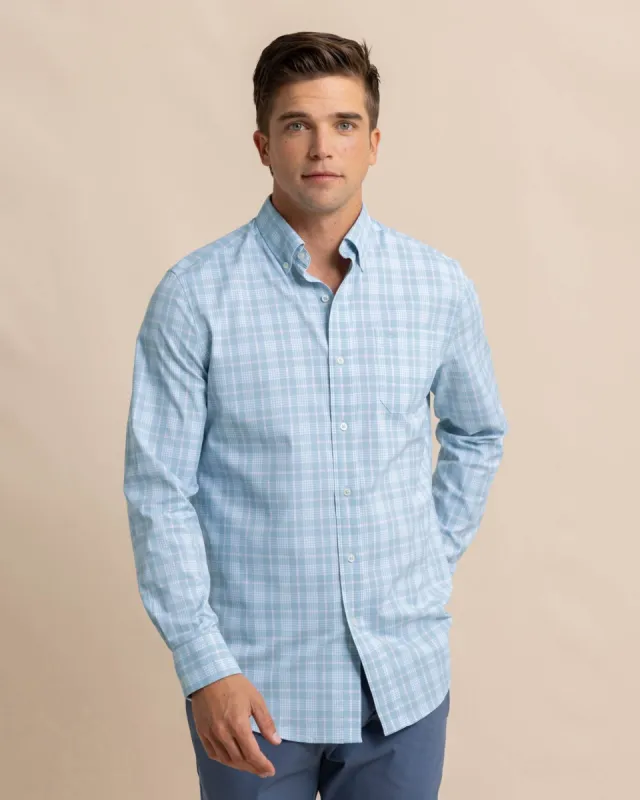 Intercoastal Primrose Plaid Long Sleeve Sport Shirt sold by Southern Tide