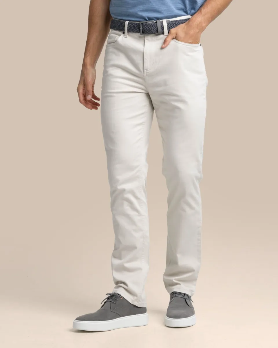 Sullivan Five Pocket Pant - Stone sold by Southern Tide