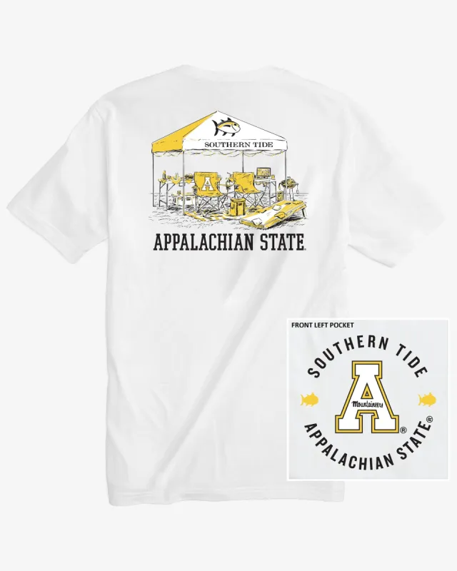 App State Mountaineers Tailgate Time T-Shirt sold by Southern Tide