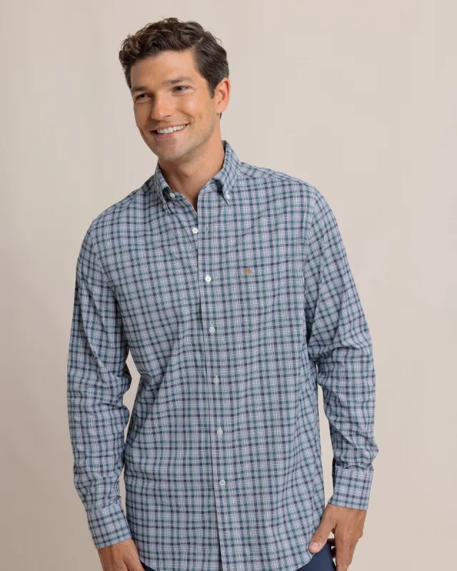 Saltgrass Plaid Intercoastal Long Sleeve Sport Shirt sold by Southern Tide