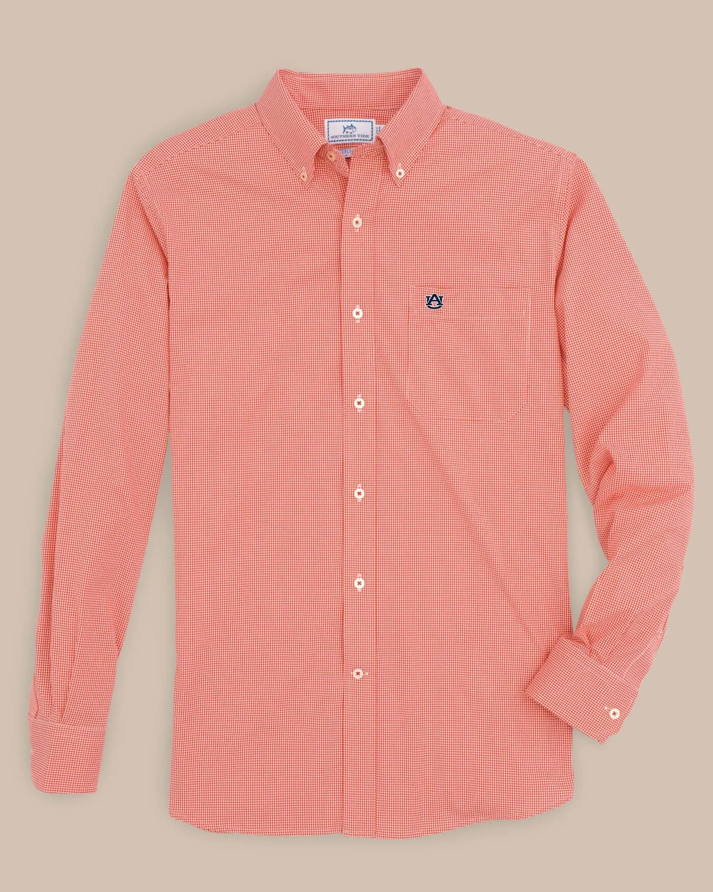 Auburn Tigers Gingham Button Down Shirt sold by Southern Tide product image thumbnail 5