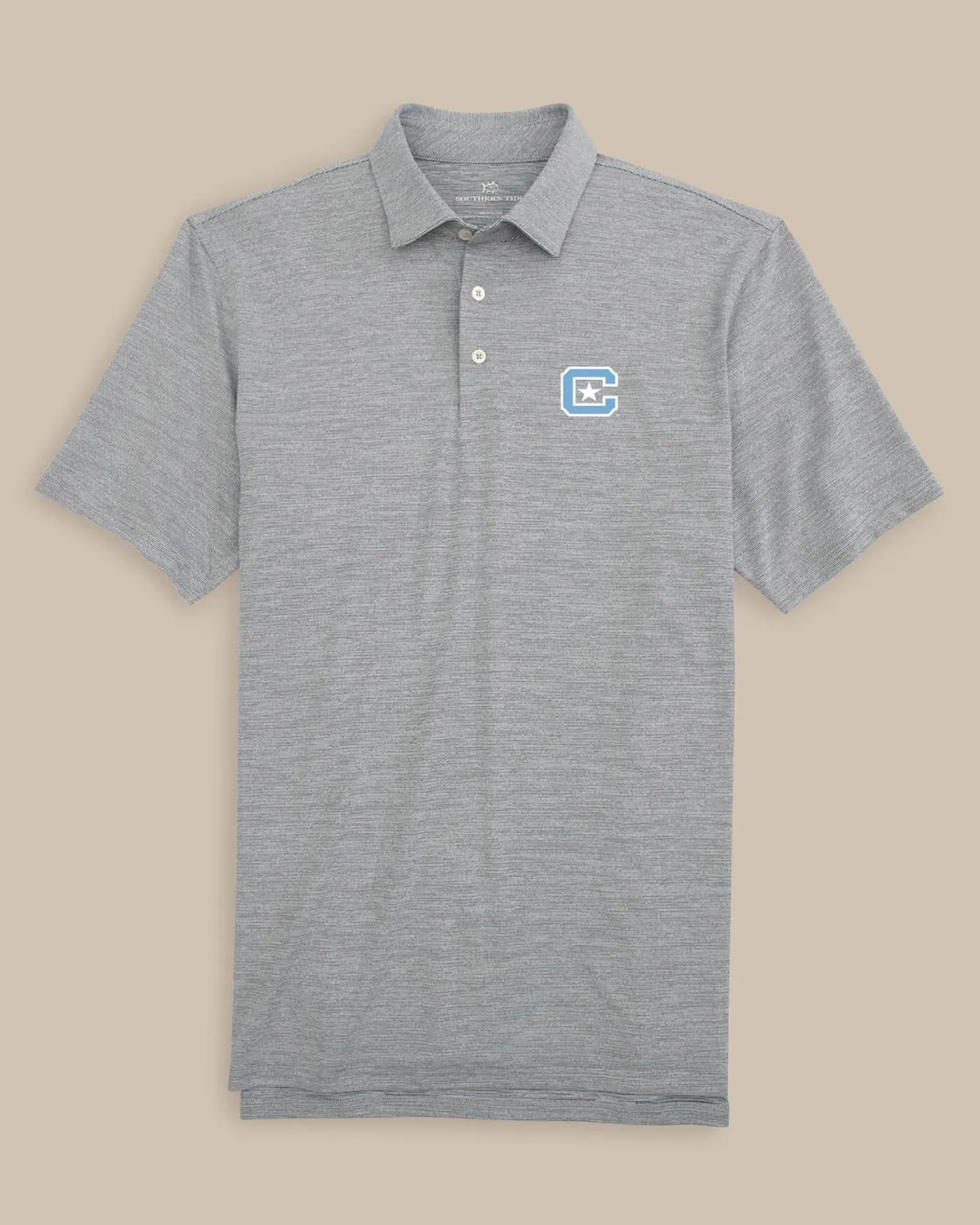 Citadel Bulldogs Driver Spacedye Polo Shirt sold by Southern Tide product image thumbnail 2