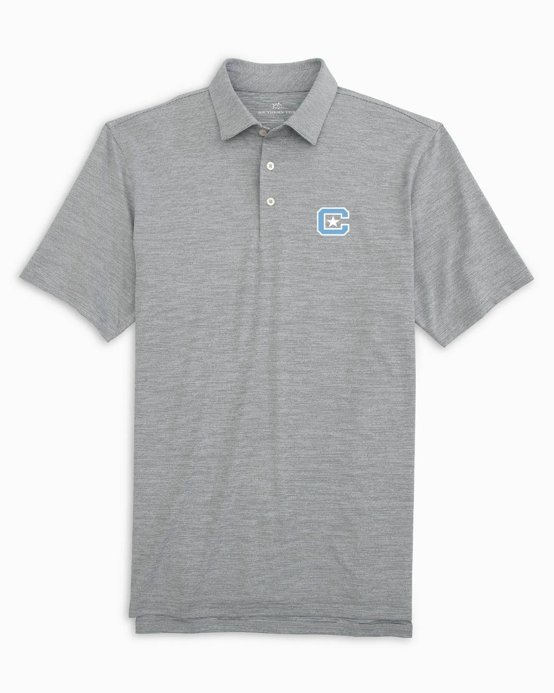 Citadel Bulldogs Driver Spacedye Polo Shirt sold by Southern Tide product image thumbnail 3