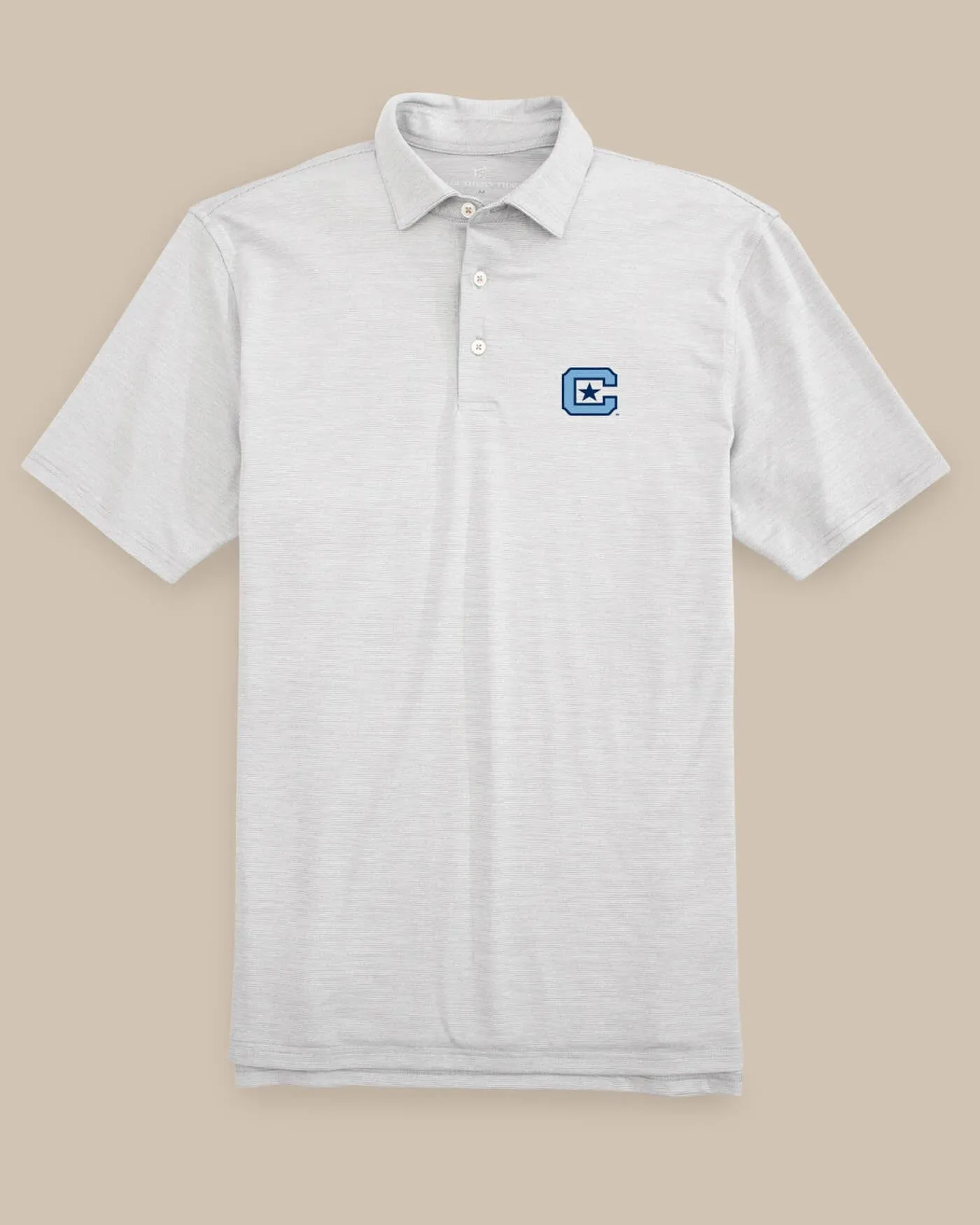 Citadel Bulldogs Driver Spacedye Polo Shirt sold by Southern Tide