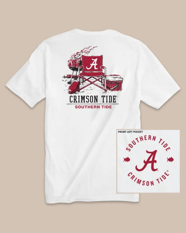 Alabama Crimson Tide Gameday BBQ Tailgate T-Shirt sold by Southern Tide
