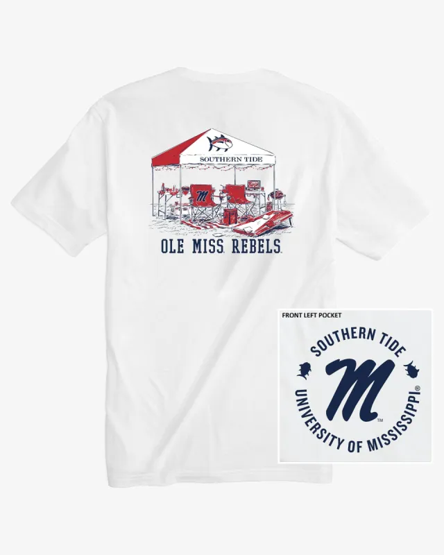 Ole Miss Rebels Tailgate Time T-Shirt sold by Southern Tide